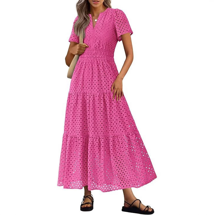 Women's Long Flowing Beach Vacation Dress