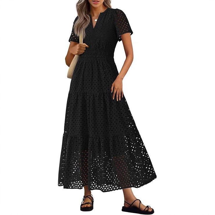 Women's Long Flowing Beach Vacation Dress